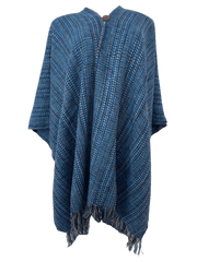 Poncho Nocturne Índigo