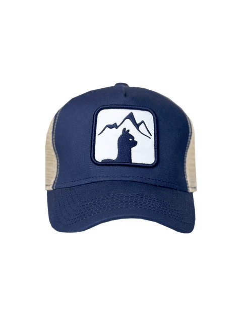 Gorra Alpaca Trucker Cobalto