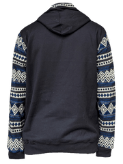 Hoodie Andes Negro - Azul Marino - Alpaca_Alpaca_